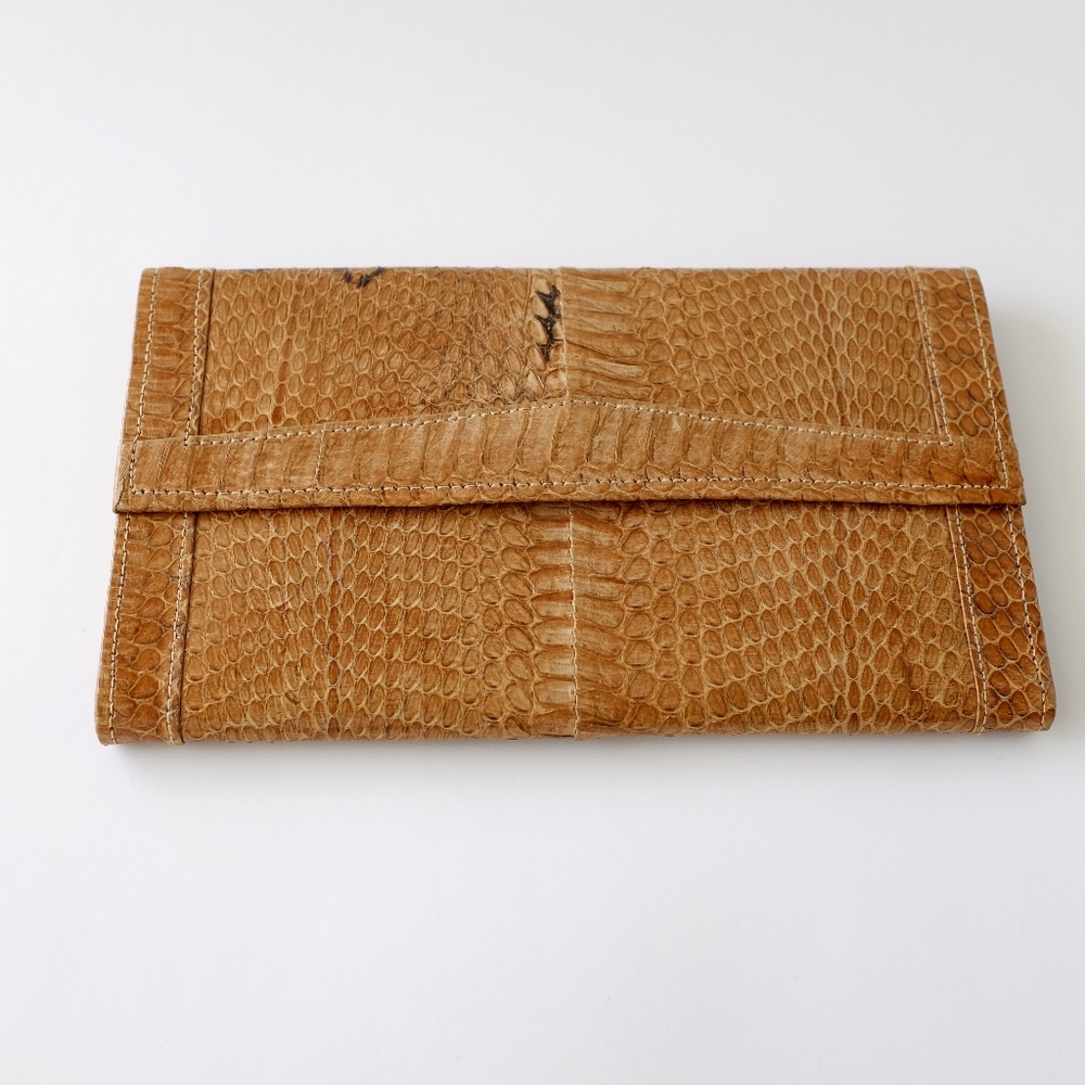 Genuine Real Python Snake Skin Leather Wallet